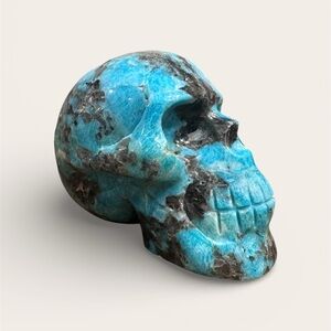 7+ inch Amazonite Skull - 7.4 lbs